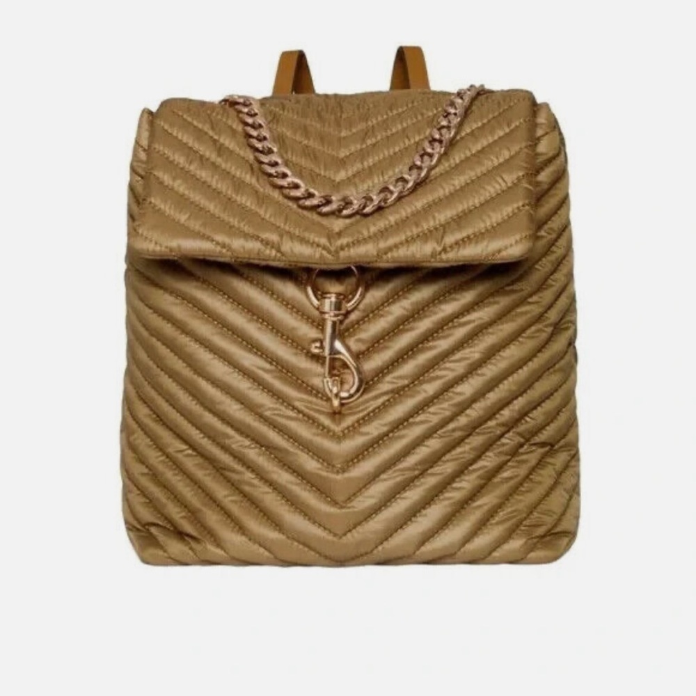 Rebecca Minkoff Womens Olive Nylon Edie Backpack
